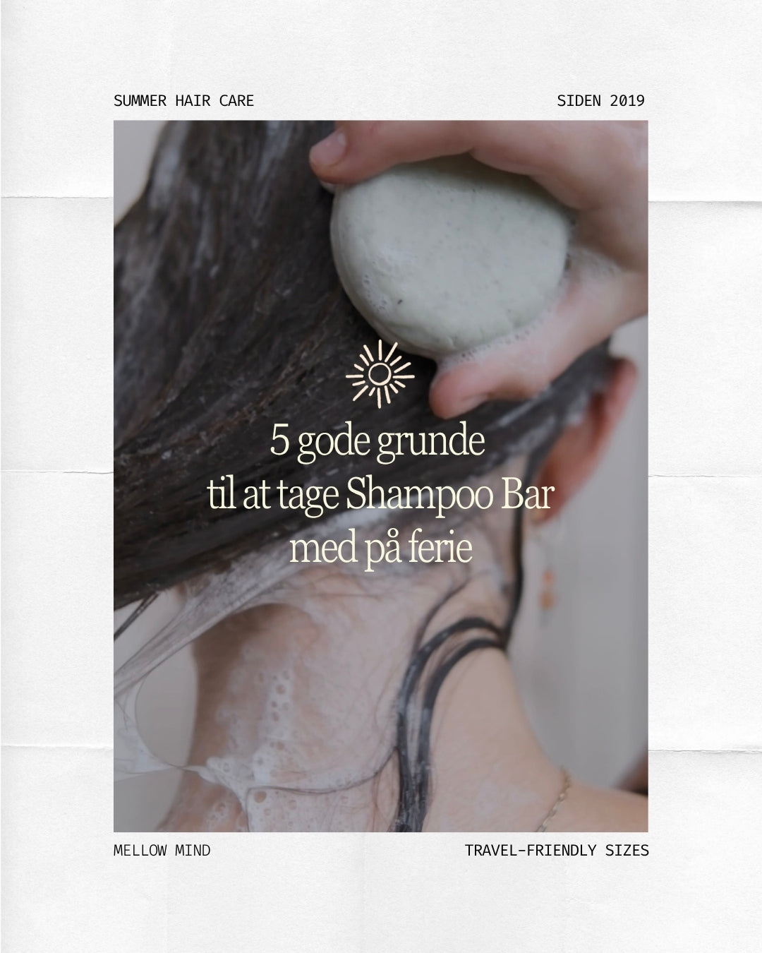 5 grunde til at tage shampoo bars med på ferie