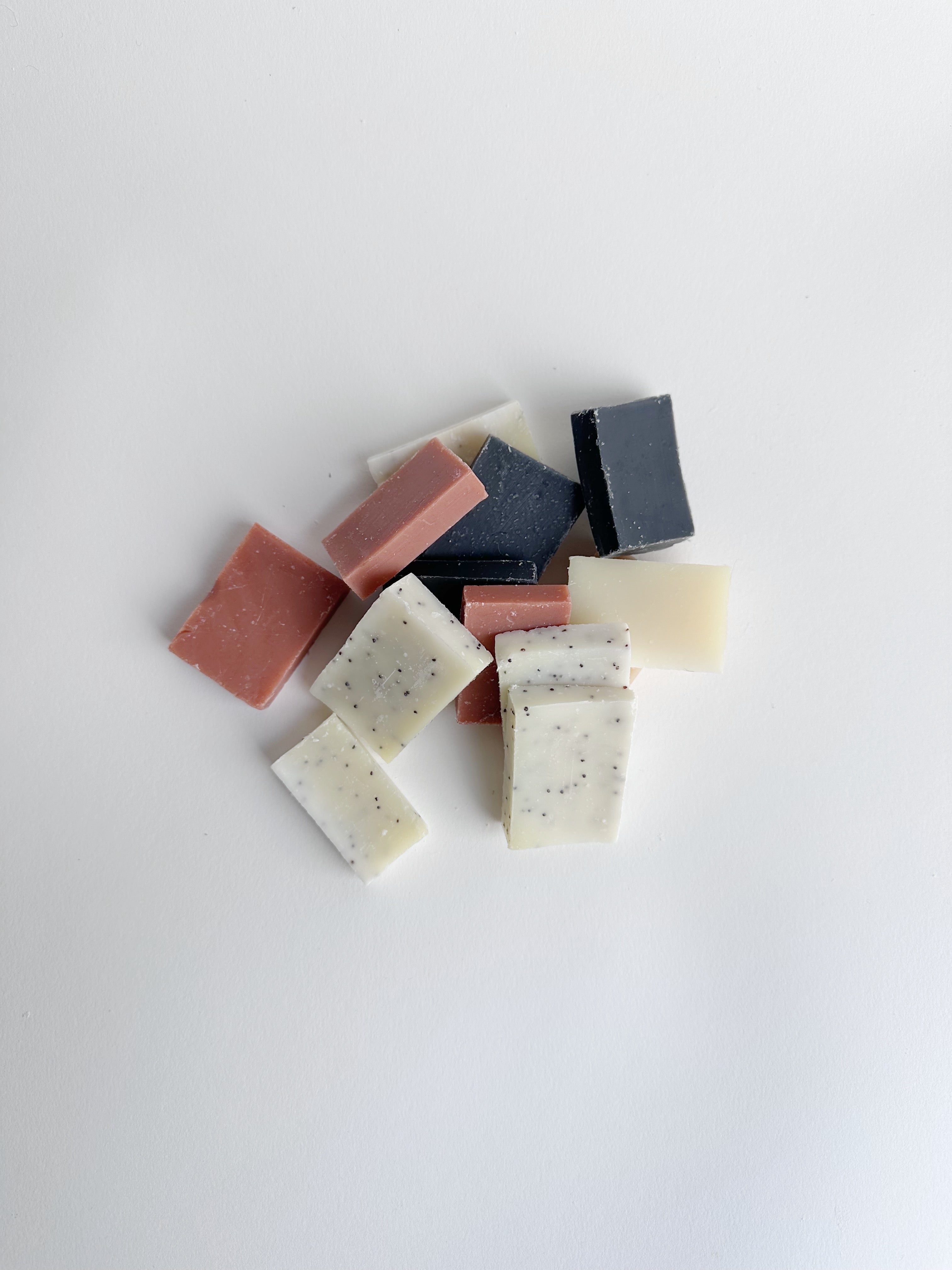 Assorterede sæbestykker 250 g.