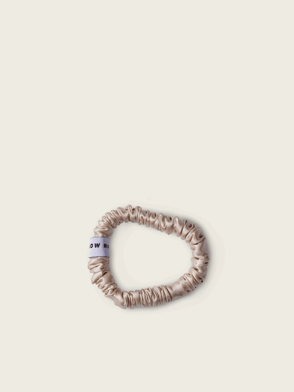 3-Pak Silke Scrunchie No. 1 - Beige