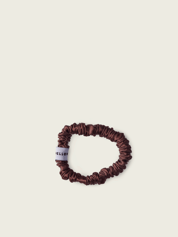 Silk Scrunchie 01/Brown